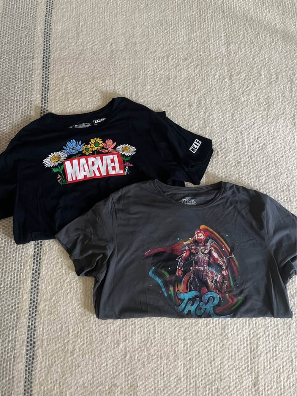Men’s Marvel Avengers Thor Graphic T-Shirts XXL 2X Short Sleeves Cotton Neff